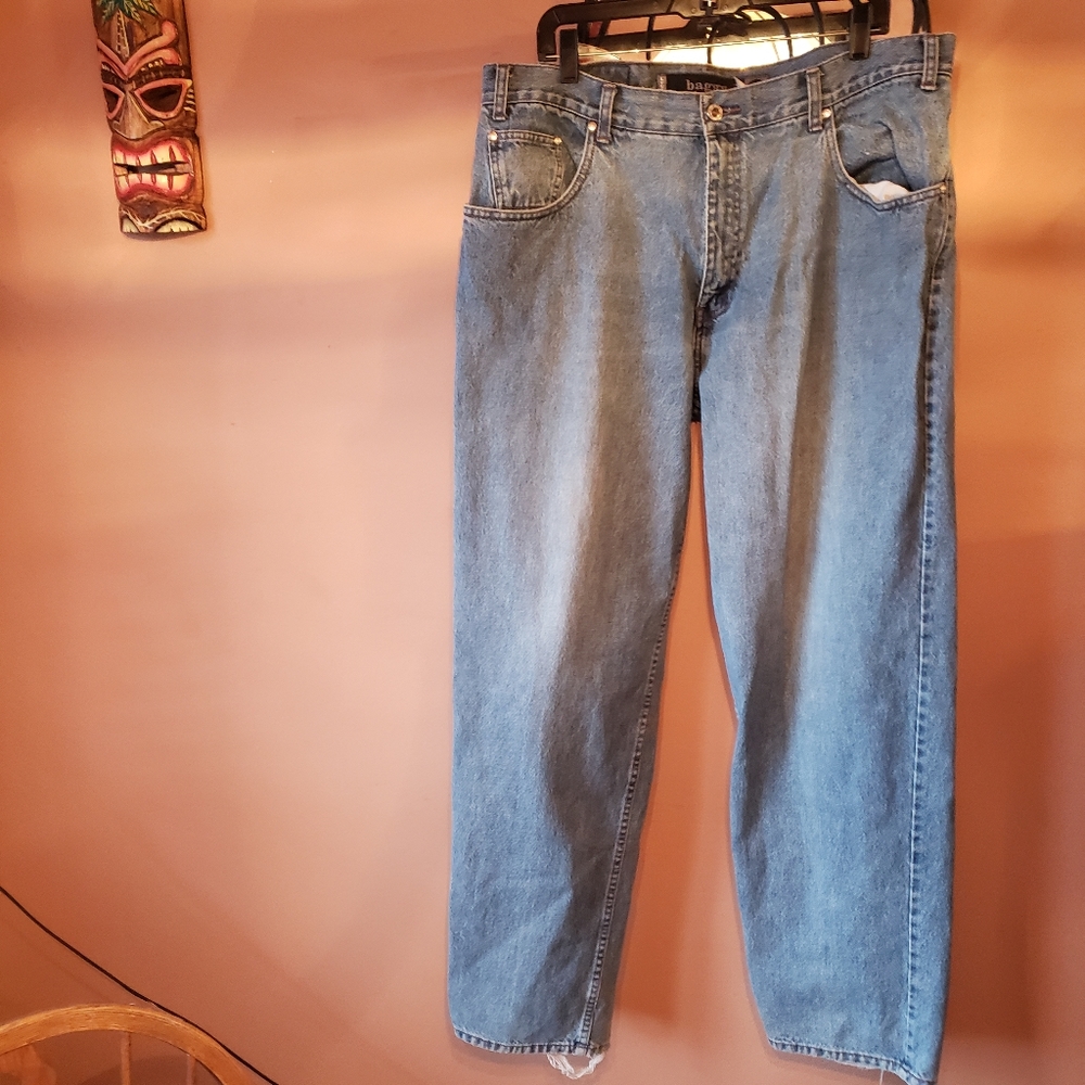 Vtg 90s Levis silvertab baggy men's jeans made in Hong Kong Medium Wash 38